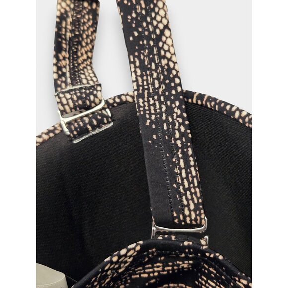 Calvin Klein Lace Printed Look Padded Underwire Balconette Bikini Top Gray M NWT - Picture 9 of 12